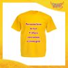 T-Shirt Uomo Maglietta Giallo Sunflower Personalizzata con Nome Foto Immagini Testo o Frasi Gadget Eventi