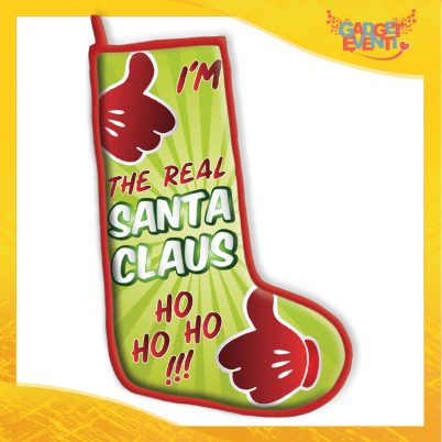 calza natale" Real Santa Claus "