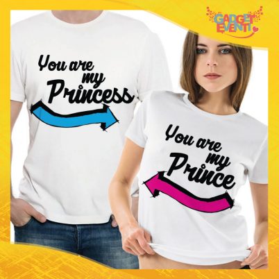 T-Shirt Coppia Maglietta "You are my Princess Freccia" Gadget Eventi