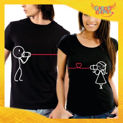 T-Shirt Coppia Maglietta "Comunicazione Love" Gadget Eventi