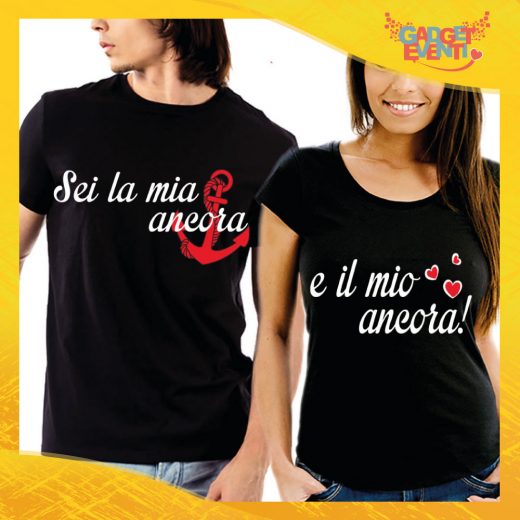 T-Shirt Coppia Maglietta "Sei la Mia Ancora" Gadget Eventi