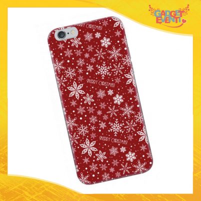 Cover Smartphone Natale Cellulare Tablet "Merry Christmas con fiori" Gadget Eventi