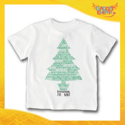 T-Shirt Bimbo Maglietta Natale "Lord Christmas Albero di Natale" Gadget Eventi