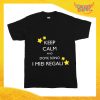 T-Shirt Bimbo Maglietta Natale "Keep Calm and dove sono i Miei Regali" Gadget Eventi