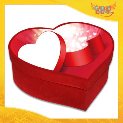Scatola a Cuore Rosso San Valentino Love "Heart Box" Gadget Eventi