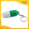 Portachiavi Verde ad anello "Pils" portapillole farmacia Gadget Eventi