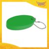 Portachiavi Verde Scuro con catena in metallo "Floater" antistress galleggiante Gadget Eventi