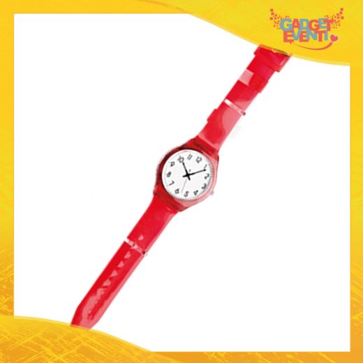 Orologio Analogico Rosso "I Time" Gadget Eventi