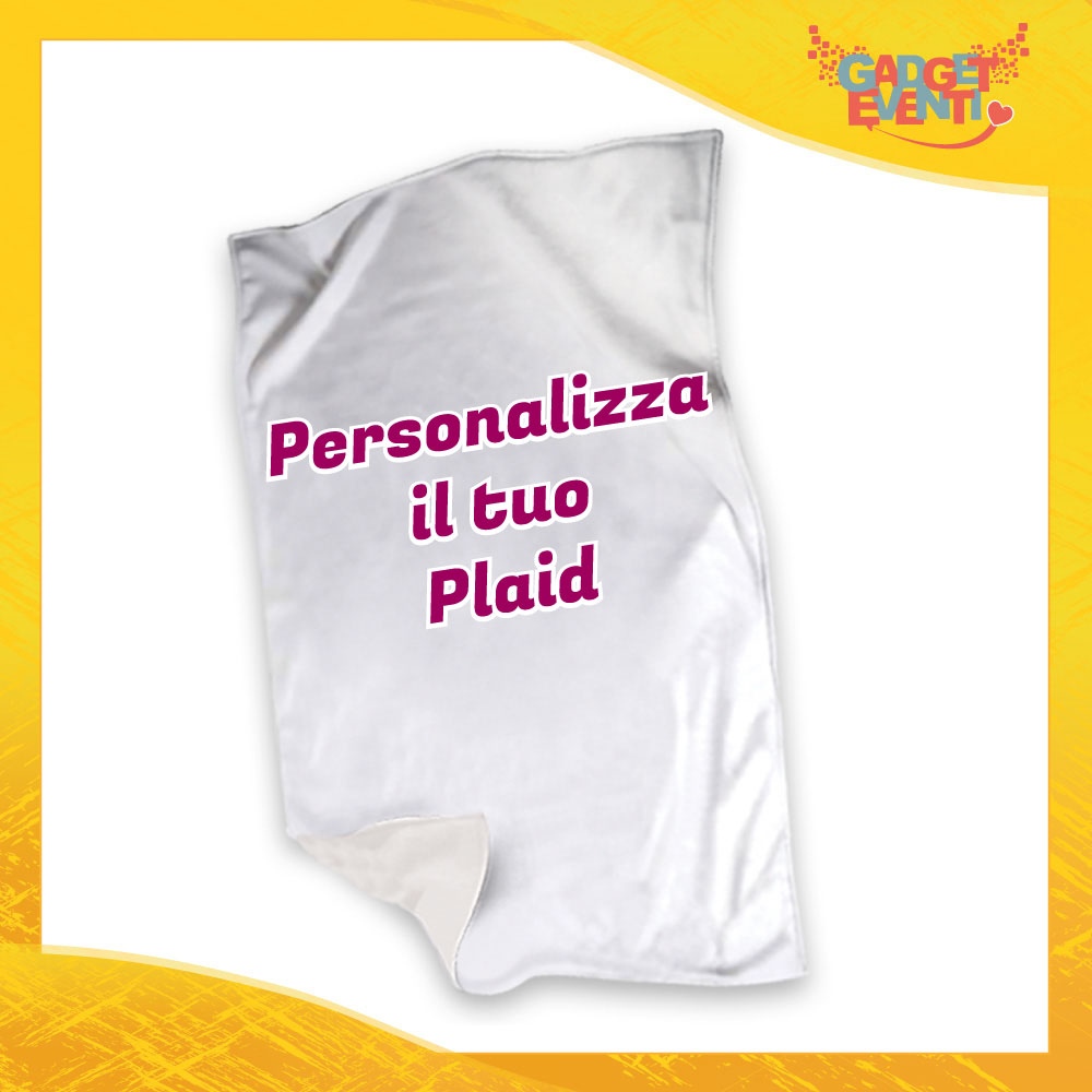 Plaid Coperta in Pile Personalizzabile