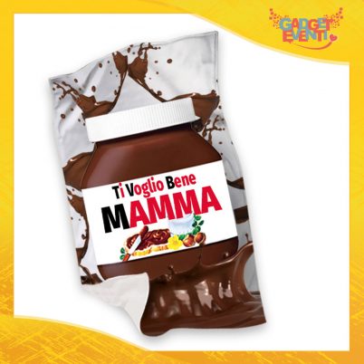 Plaid Coperta in Pile "Ti Voglio bene Mamma Cioccolato" Festa della Mamma Gadget Eventi