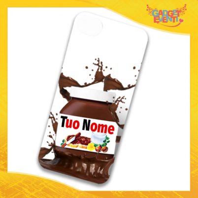 Cover Smartphone Cellulare Tablet "Tuo Nome Personalizzato Cioccolato" Gadget Eventi