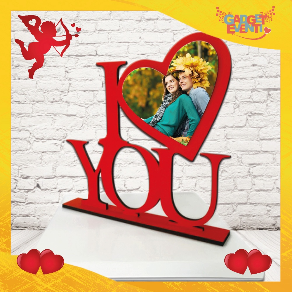 Cornice Love Portafoto per San Valentino I Love You - Gadget Eventi