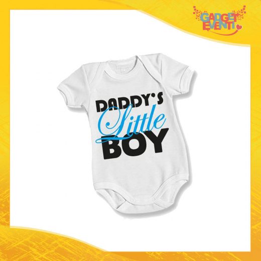 Body Bimbo Maschietto Neonato Bodino "Daddy's Little Boy" Festa del Papà Idea Regalo Gadget Eventi