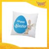 Cuscino Quadrato Maschietto "Happy Easter Uovo" Idea Regalo Pasquale Pasqua Gadget Eventi