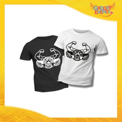 T-Shirt Bimbo "Super Papà Cintura" Idea Regalo Bambino Festa del Papà Gadget Eventi