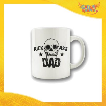Tazza "Kick Ass Dad" Colazione Breakfast Mug Idea Regalo Festa del Papà Gadget Eventi