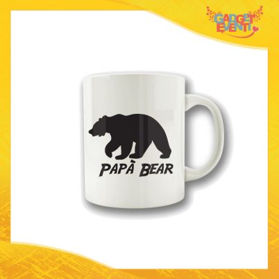 Tazza "Papà Bear Orso" Colazione Breakfast Mug Idea Regalo Festa del Papà Gadget Eventi
