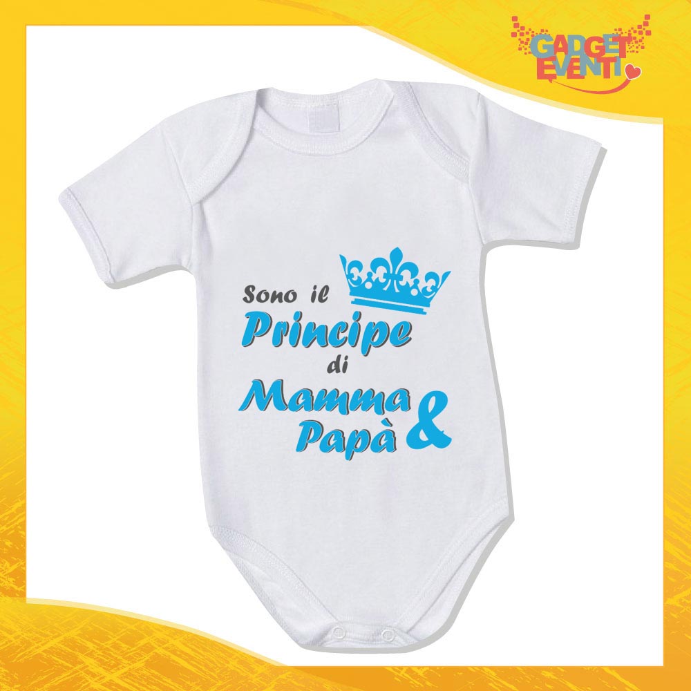 Body Neonato Personalizzato Principe Principessa Di Mamma E Papa Gadget Eventi