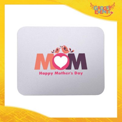 Mouse Pad "Happy Mother's Day" tappetino pc ufficio idea regalo festa della mamma gadget eventi
