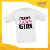 Maglietta Bambino Bambina "Mom's Little" Idea Regalo T-shirt Festa della Mamma Gadget Eventi