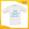 Maglietta Bambino Bambina "Principe Principessa di Mamma" Idea Regalo T-shirt Festa della Mamma Gadget Eventi