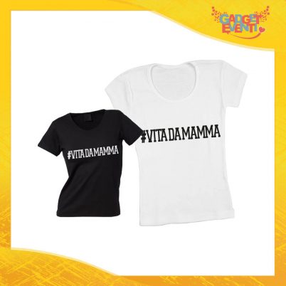 Maglietta, t-shirt idea regalo festa della mamma "Vita da Madre" - Gadget Eventi