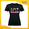 maglietta t-shirt donna nera "I love summer" Idea Regalo Linea Gadget Eventi