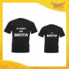 Coppia di T-Shirt Nere "Ho creato una Bestia" Magliette Grafiche divertenti per Padre e Figlio Gadget Eventi