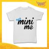 T-Shirt Bimbo Bianca Maschietto "Mini Me" Idea Regalo Maglietta Festa della Mamma Gadget Eventi