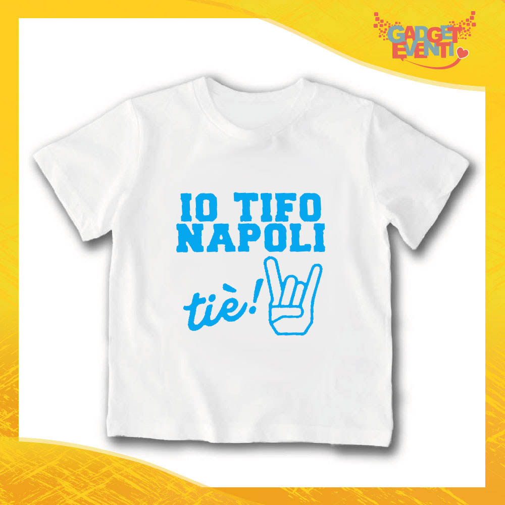 Maglietta Bambino / a Personalizzata Io Tifo Napoli