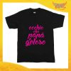 T-Shirt nera bimba femminuccia "Papà è Geloso" Idea Regalo Gadget Eventi