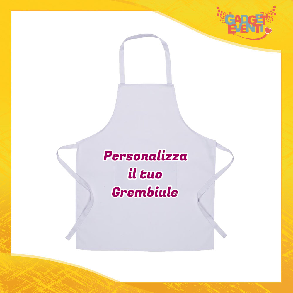 Grembiule da Cucina Personalizzato con Testo e Immagini - Gadget