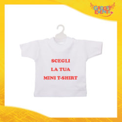 Scegli la Tua Mini T-Shirt Auto Personalizzata con foto testi immagini e frasi Gadget Eventi