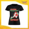 T-Shirt Donna Natalizia Nera "Cosa Volevi per Natale" Maglietta per l'inverno Maglia Natalizia Idea Regalo Gadget Eventi