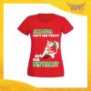 T-Shirt Donna Natalizia Rossa "Cosa Volevi per Natale" Maglietta per l'inverno Maglia Natalizia Idea Regalo Gadget Eventi