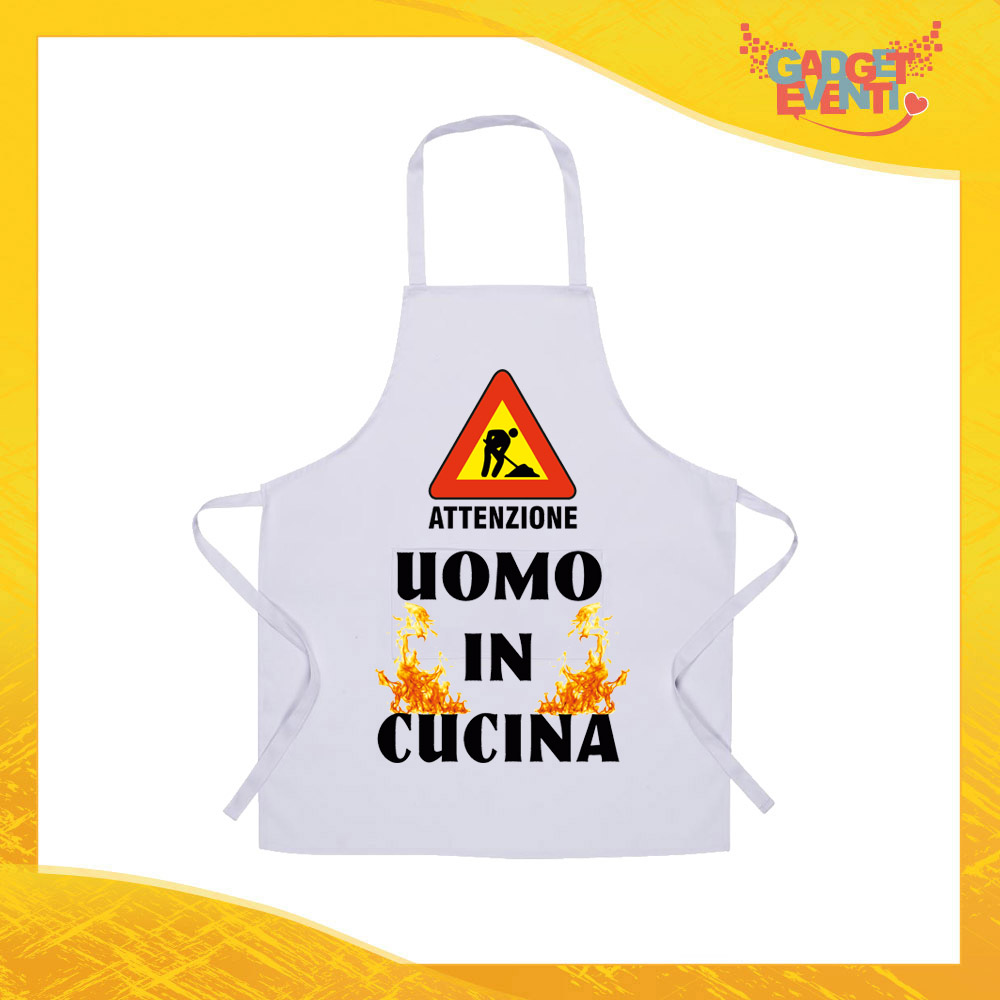 Grembiule da Cucina Personalizzato con le Frasi che Desideri - Idea Regalo  Uomo Simpatica