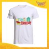 T-Shirt Uomo Compleanni Bianca "Time For Birthday" Maglietta Idea Regalo Maglia per Feste di Compleanno Gadget Eventi
