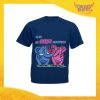 T-Shirt Uomo Love Blu "Grande Storia d'amore" Maglietta Idea Regalo Maglia per Innamorati Gadget Eventi
