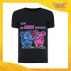 T-Shirt Uomo Love Nera "Grande Storia d'amore" Maglietta Idea Regalo Maglia per Innamorati Gadget Eventi