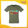 T-Shirt Uomo Compleanni Verde "Time For Birthday" Maglietta Idea Regalo Maglia per Feste di Compleanno Gadget Eventi