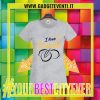 T-Shirt Donna Grigia "I Love Sorrento" Maglietta Estiva della tua Città Idea regalo gadget Eventi