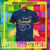 T-Shirt Uomo Blu Navy "I Love Sorrento" Maglietta Estiva della tua Città Idea regalo gadget Eventi