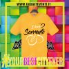 T-Shirt Uomo Gialla "I Love Sorrento" Maglietta Estiva della tua Città Idea regalo gadget Eventi