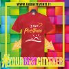 T-Shirt Uomo Rossa "I Love Positano" Maglietta Estiva della tua Città Idea regalo gadget Eventi