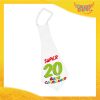 Maxi Cravatta Personalizzata "Super Birthday Ventesimo" Cravattone Originale Idea Regalo per Festa di Compleanno Gadget Eventi