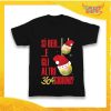 T-Shirt Bimbo Nera Maglietta "Gli Altri 364 Giorni?" grafica Rossa Gadget Eventi