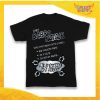 T-Shirt Bimbo Nera Maglietta "Sono Stato Bravo Tutto l'Anno" grafica Argento Gadget Eventi