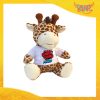 Peluche Love Pupazzi a forma di Giraffa "Super Uomo con Nome" Pupazzetti di San Valentino Idea Regalo per Innamorati Gadget Eventi