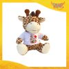 Peluche Uomo Love Pupazzi a forma di Giraffa "Anniversario con Data e Nome" Pupazzetti di San Valentino Idea Regalo per Innamorati Gadget Eventi