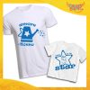 Coppia di T-Shirt Bianche "Sono Io la Star" Idea Regalo Festa dei Nonni Gadget Eventi